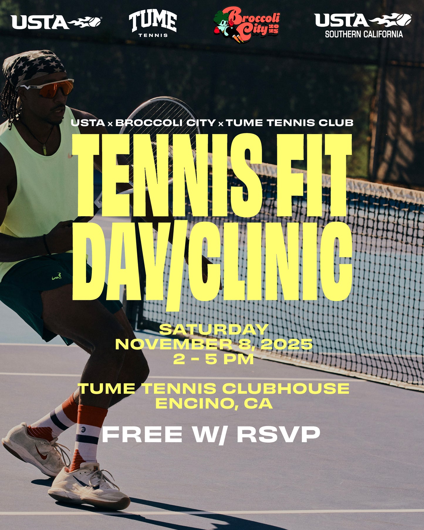 Broccoli City x TuMe Tennis Club x USTA